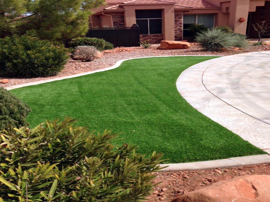 Synthetic Grass Desert Center, California Backyard Deck Ideas, Front