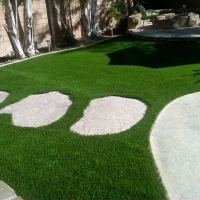 Artificial Grass Installation Indio Hills, California Paver Patio, Backyard Design