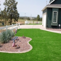 Artificial Turf Installation Rubidoux, California Design Ideas, Front Yard Design