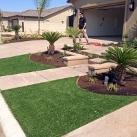 Green Lawn Desert Center, California Paver Patio, Front Yard Landscaping