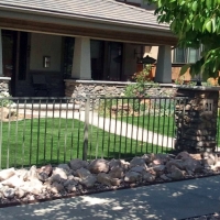 Plastic Grass East Blythe, California Landscape Rock, Front Yard Landscaping