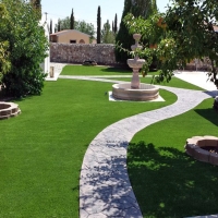 Plastic Grass March Air Force Base, California Landscaping, Backyard Makeover