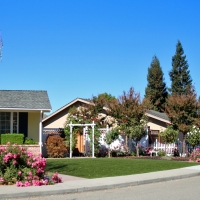 Plastic Grass Menifee, California Backyard Deck Ideas, Front Yard Ideas