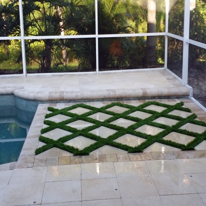 Artificial Grass Beaumont, California Backyard Deck Ideas, Swimming Pool Designs