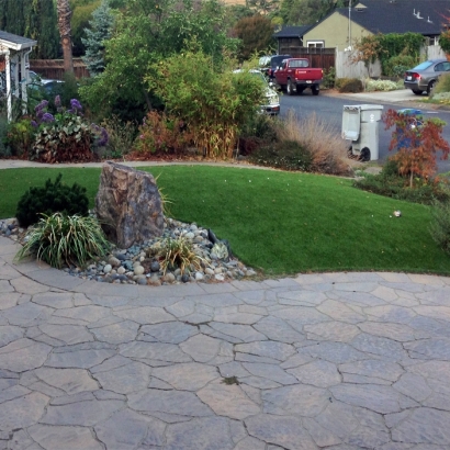 Fake Turf East Hemet, California Landscape Ideas, Front Yard