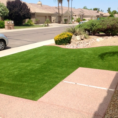 Installing Artificial Grass Perris, California Lawn And Landscape, Front Yard Design