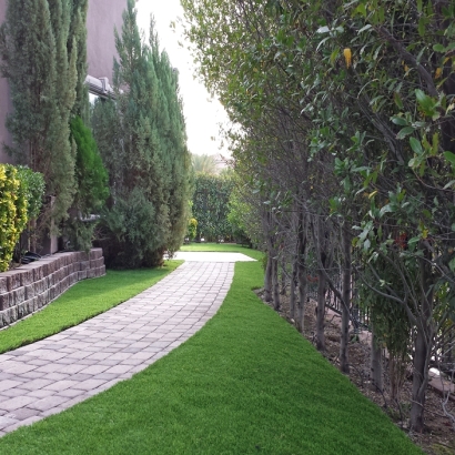 Synthetic Lawn Desert Hot Springs, California City Landscape, Front Yard Design