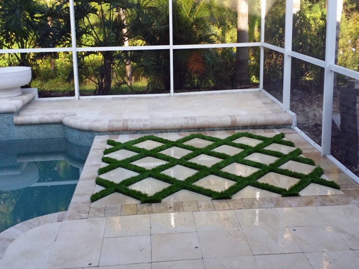 Artificial Grass Beaumont, California Backyard Deck Ideas, Swimming Pool Designs