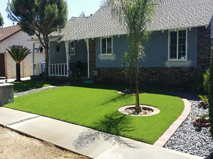 Artificial Grass Carpet Hemet, California Design Ideas, Front Yard Design