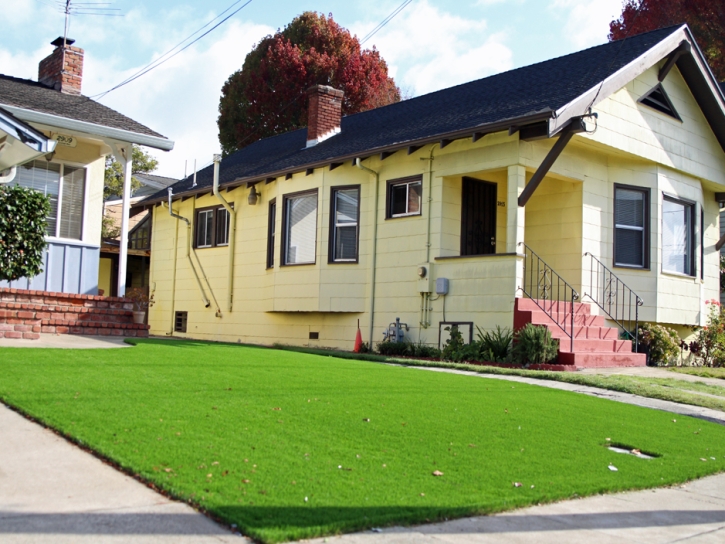 Artificial Turf Installation Green Acres, California Landscape Design, Front Yard Design