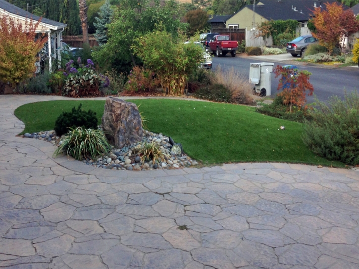 Fake Turf East Hemet, California Landscape Ideas, Front Yard