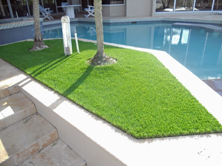 Grass Carpet Desert Edge, California Landscape Rock, Above Ground Swimming Pool