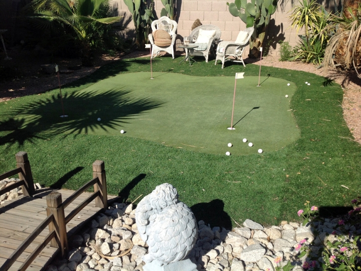 Grass Turf Indio Hills, California Office Putting Green, Small Backyard Ideas