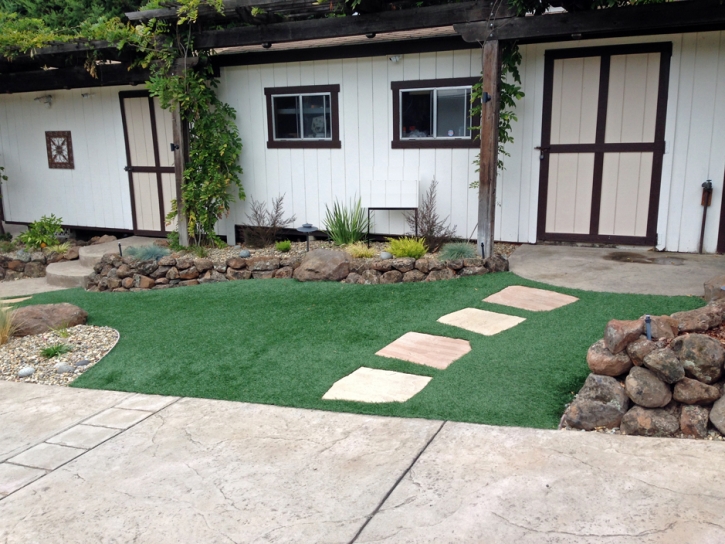 Green Lawn Calimesa, California Backyard Deck Ideas, Front Yard Landscaping Ideas