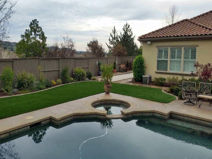 Synthetic Grass Aguanga, California Roof Top, Above Ground Swimming Pool