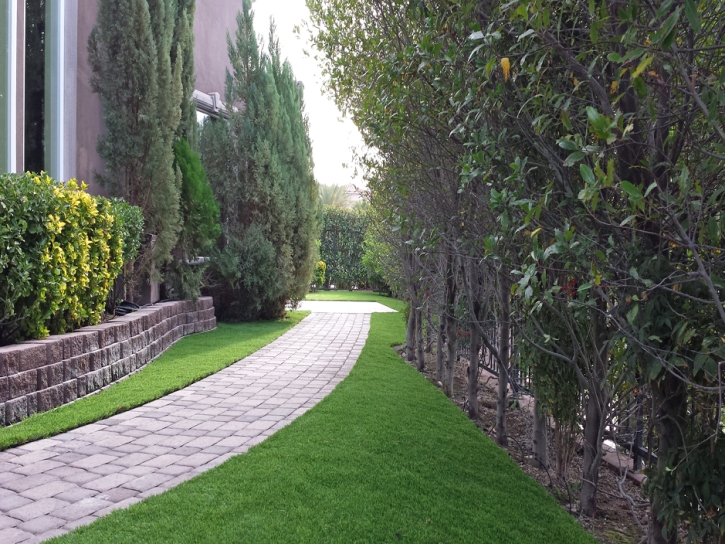 Synthetic Lawn Desert Hot Springs, California City Landscape, Front Yard Design