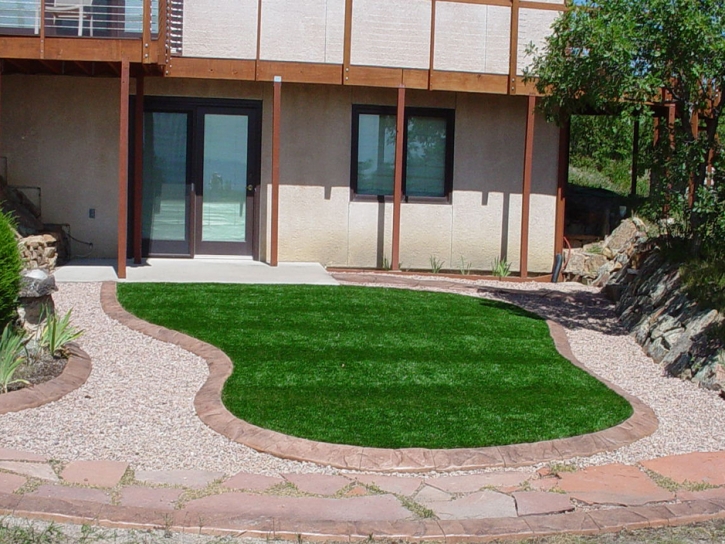 Synthetic Lawn La Quinta, California Landscape Design, Front Yard Design